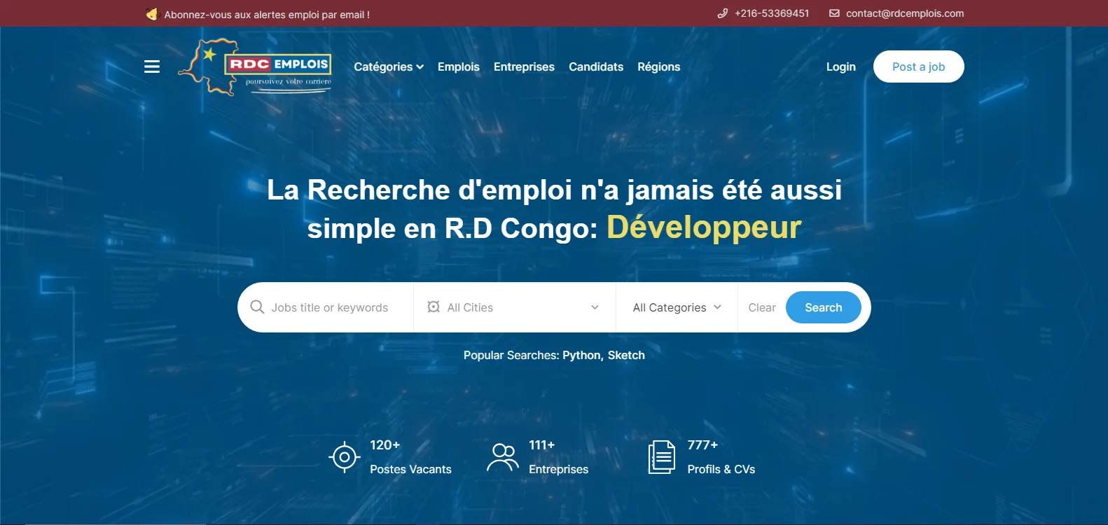RDCEMPLOIS Platform